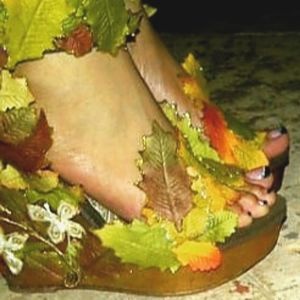 Custom handpainted fantasy shoes